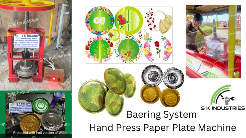 Baering System Hand Press Paper Plate Machine